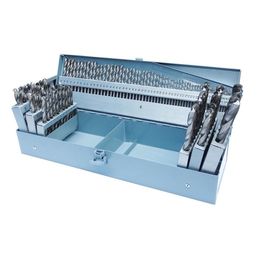 [SPS118] Set of grooved bits HSS/ 118pcs / 1-13mm (SPS118, HOLZMANN)
