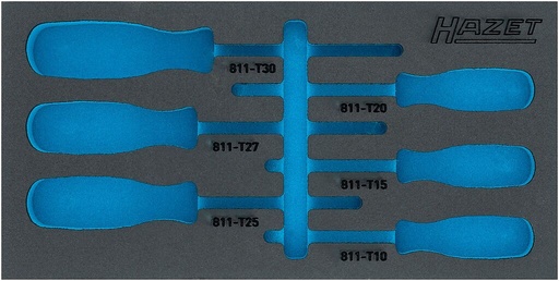 [163-266LN] Two-component foam tool insert 343×177×35 mm (163-266LN, HAZET)