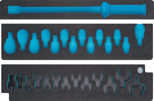 [163-421L] Two-component foam tool insert 575×141×30 mm (163-421L, HAZET)