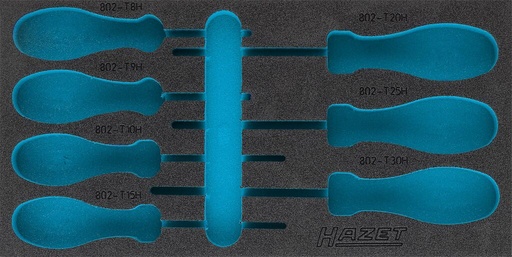 [163-422L] Divkomponentu putu ieliktnis instrumentiem 344×174×38 mm (163-422L, HAZET)