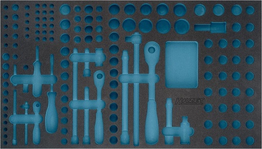 [163-481L] Dvikomponentis putų įdėklas įrankiams 701×410×38 mm (163-481L, HAZET)