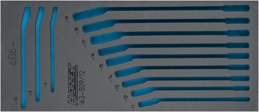 [163-509L] Two-component foam tool insert 400×170×40 mm (163-509L, HAZET)