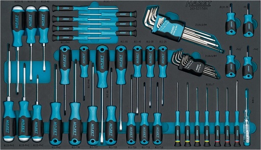 [163-527/56N] Screwdriver set (163-527/56N, HAZET)