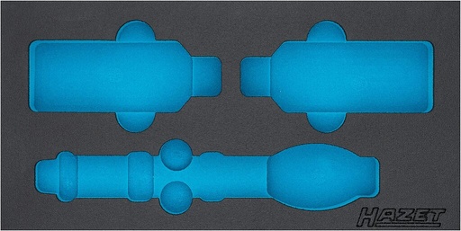 [163-561L] Divkomponentu putu ieliktnis instrumentiem 345×170×35 mm (163-561L, HAZET)