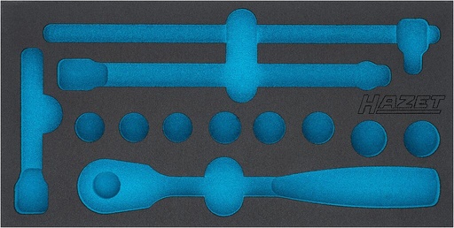 [163-562L] Divkomponentu putu ieliktnis instrumentiem 340×170×35 mm (163-562L, HAZET)