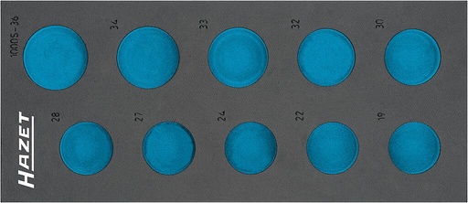 [163-572L] Divkomponentu putu ieliktnis instrumentiem 400×170×35 mm (163-572L, HAZET)