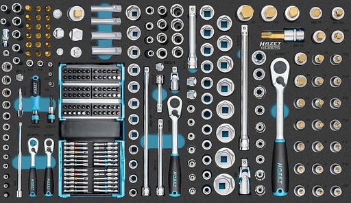 [163-606/259] Socket set (163-606/259, HAZET)