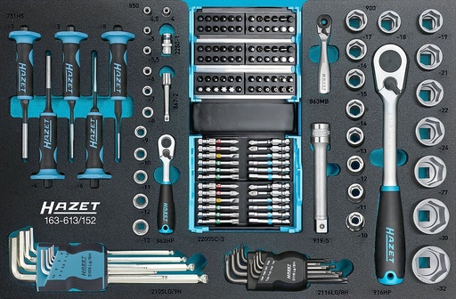 [163-613/152] Tool set (163-613/152, HAZET)