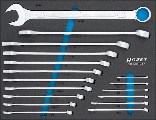[163-640/17] Wrench set (163-640/17, HAZET)