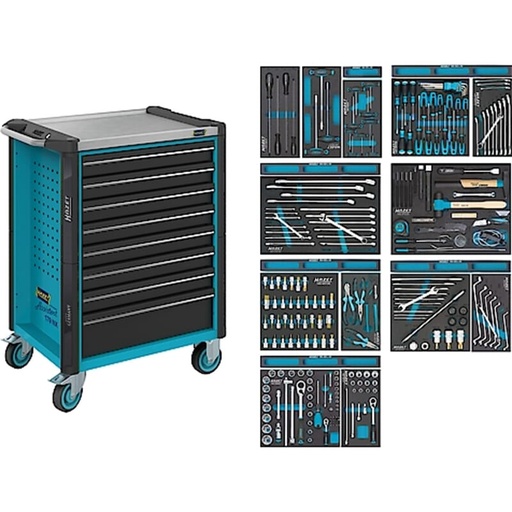 [179NX-8/244] Tool trolley Tool trolley Assistent, with assortment (179NX-8/244, HAZET)
