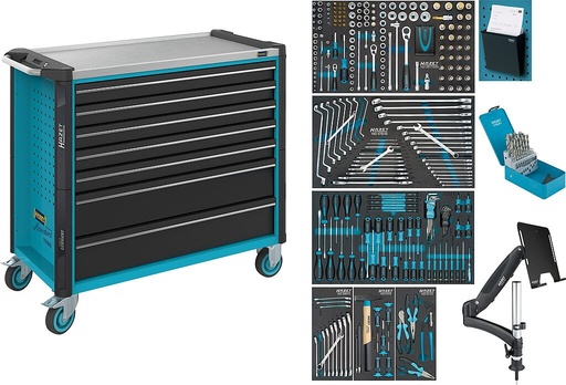 [179NXXL-7/342] Tool trolley Tool trolley Assistent, with assortment (179NXXL-7/342, HAZET)