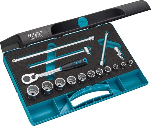 [880ZN-1] Socket set (880ZN-1, HAZET)