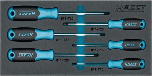 [163-266/6N] TORX® screwdriver set (163-266/6N, HAZET)