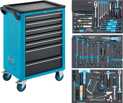 [176N-7/136] Įrankių vežimėlis Assistent (176N-7/136, HAZET)