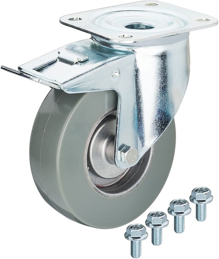 [179ESD-011] Swivel castor, with brake (179ESD-011, HAZET)