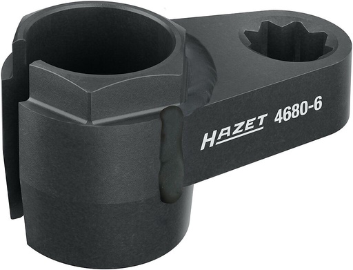 [4680-6] Exhaust probe socket, size 24 mm, length 66 mm (4680-6, HAZET)