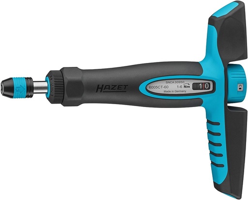 [6005CT-60] Torque screwdriver with standard handle∙ 0.2-1.2 Nm, length: 196 mm (6005CT-60, HAZET)
