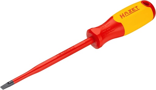 [811KV-65] Screwdriver for electricians, with protective insulation, Size 1.2 x 6.5 mm (811KV-65, HAZET)