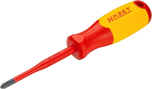 [811KV-PH2] Screwdriver for electricians, with protective insulation, Size PH2 (811KV-PH2, HAZET)