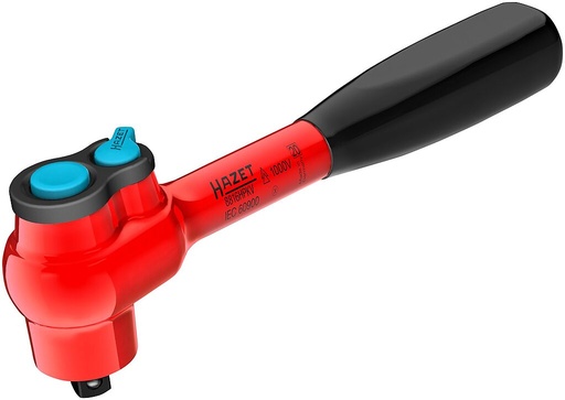 [8816HPKV] Reversible ratchet, with protective insulation, length 208 mm (8816HPKV, HAZET)