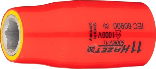 [900KV-11] Socket, Hexagon, with protective insulation (900KV-11, HAZET)