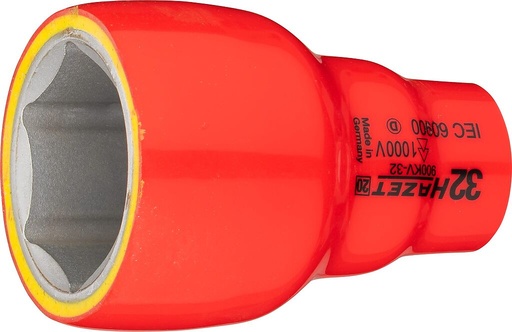 [900KV-32] Socket, Hexagon, with protective insulation (900KV-32, HAZET)