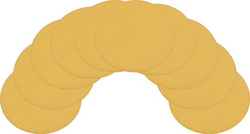 [9033-5-02/10] Spare grinding pads, 400 grain size, ⌀ 50 mm (9033-5-02/10, HAZET)