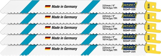 [9234P-225/5] Saw blade set 225 mm, 5 pcs (9234P-225/5, HAZET)