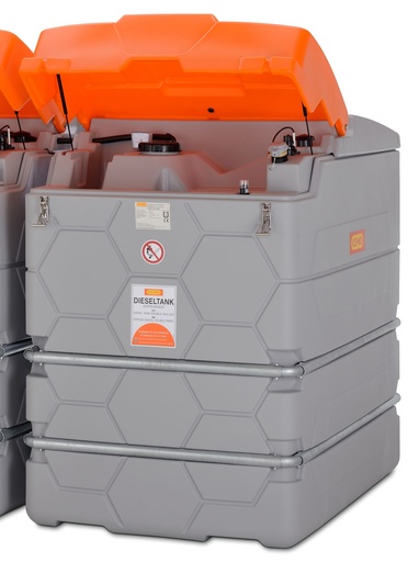 [10300] CUBE-Tank 2500 l diesel, extension I, outdoor (10300, CEMO)