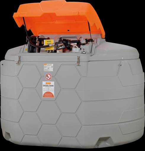 [11324] CUBE diesel tank 5000 L, outdoor, Premium Plus, 20 (SIM) (11324, CEMO)