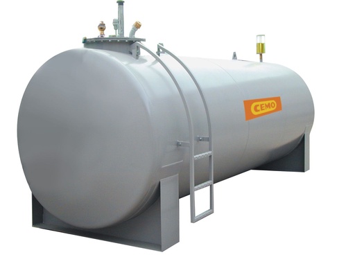 [7378] Plieninis dyzelino pildymo stoties bakas 10000 l, DIN 6616/D, CEMO (7378)