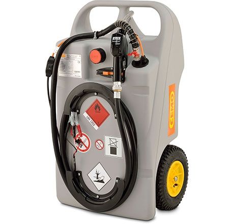 [11102] Diesel trolley 100 l, CENTRI SP30 12V with cable, automatic nozzle, BCS 56×4 (11102, CEMO)