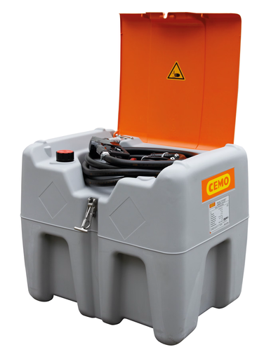 [10983] DT-Mobil Easy 210 l dyzelino talpa su Cematic 12 V siurbliu (40 l/min), automatiniu antgaliu, dangčiu (ADR 1.1.3.1.c) (10983, CEMO)