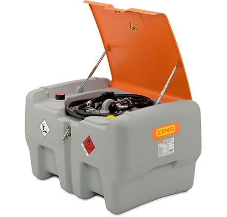 [11105] DT-Mobil Easy 400 l diesel tank with 24 V pump (40 l/min), automatic nozzle and lid (11105, CEMO)