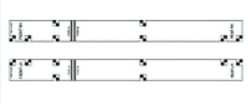 [3909046] Pair of 360° camera calibration mats for KIA/HYUNDAI (3909046, TEXA)