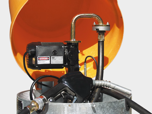 [10689] Electric pump 230 V, 80 l/min with 6 m filling hose DN25 and truck nozzle, CEMO (10689, CEMO)