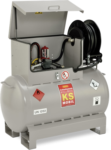 [10995] KS-Mobile 300 l with electric pump 12 V, 25 l/min, ATEX and automatic nozzle, CEMO (10995)