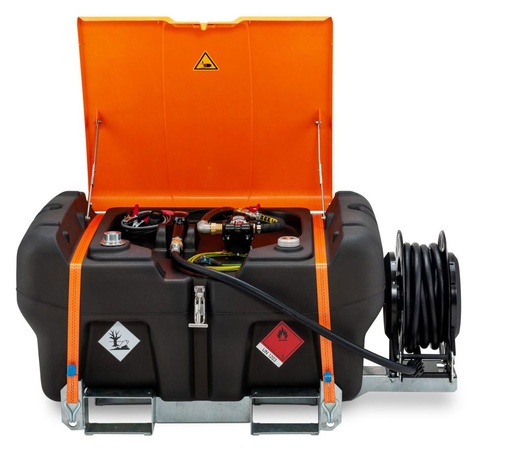 [11361] KS-Mobile Easy 330 l Premium, 12 V sūknis, 25 l/min, automātiskais uzgalis, tērauda kāju paliktnis, 10 m šļūtene, gāzes atsperes, vāks, CEMO (11361)