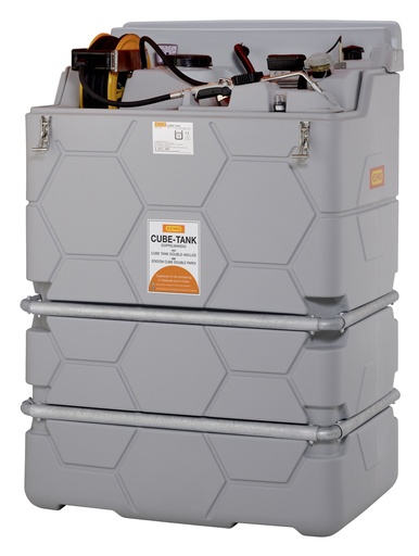 [10311] CUBE-Tank 1500 l for lubricants, indoor, Premium (with hose reel and 15 m hose) (10311, CEMO)