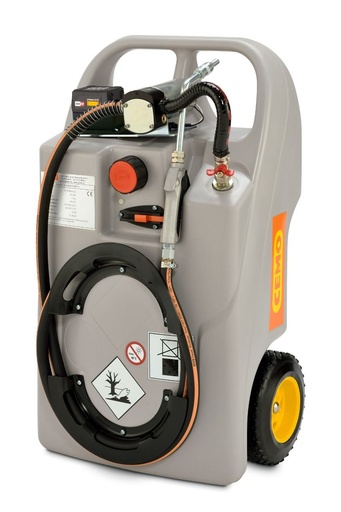 [11868] Lubricant trolley 60 L, CAS, without charger and without battery (11868, CEMO)