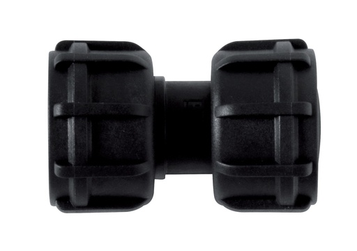 [8733] Straight connecting piece with locknut, for Cematic blue (8733, CEMO)