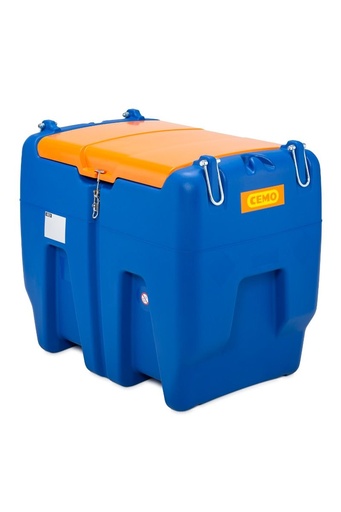 [11928] CEMO Blue-Mobil Easy 620 l AdBlue® dispensing unit, 24 V, ~30 l/min, 4 m hose, automatic nozzle (AZV), with lid (11928, CEMO)