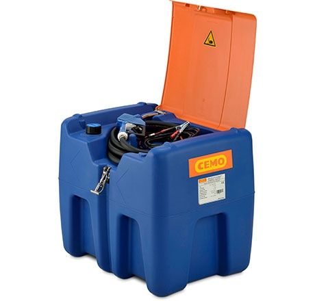 [11144] CEMO Blue-Mobile Easy 210 l AdBlue® išdavimo įrenginys, 12 V, 25 l/min, automatinis antgalis, 4 m žarna, su dangčiu (11144, CEMO)