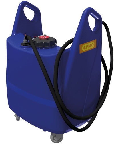 [11675] Pārsūknēšanas ratiņi Blue 130 l, CAS, Centri, bez akumulatora un bez lādētāja, CEMO (11675)