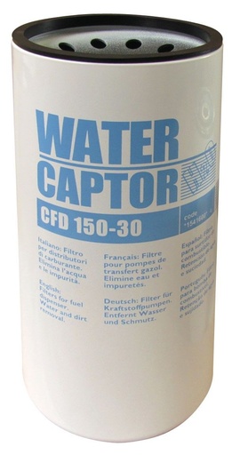 [10032] Cartridge filter with water separator, 150 l/min, CEMO (10032)