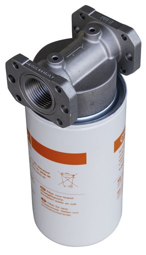 [8122] Kasetinis filtras su vandens skirtuvu, jungtis 1", 70 l/min., CEMO (8122)