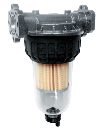 [10034] Filter, max. 100 l/min, 5 μm with 2 replaceable inserts (10034, CEMO)