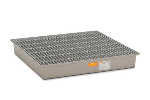 [6943] GRP surinkimo padėklas 220/4 komplektas su GRP grotelėmis, CEMO (6943)