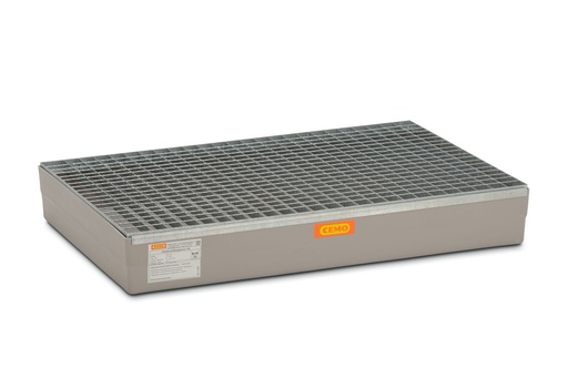 [10384] GRP surinkimo padėklas 150 EURO padėklams su cinkuoto plieno grotelėmis (10384, CEMO)