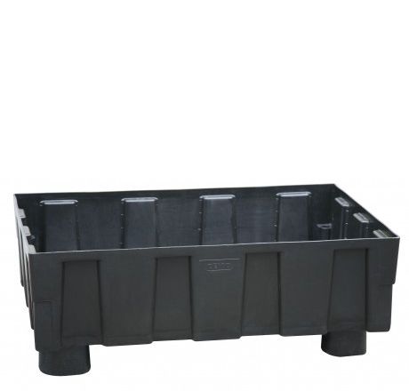 [8427] Euro PE sump pallet 250/2-RG with 4 feet, CEMO (8427)